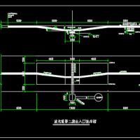 工地洗车槽cad图