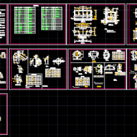 重力式无阀滤池给排水施工图