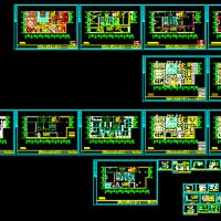 某健身房全专业详细设计CAD图纸