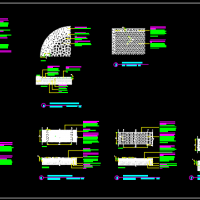 人行道铺装CAD图