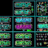 七层住宅楼结构设计图深层搅拌桩（粉喷桩）