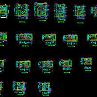 住宅楼卫生间设计CAD详图