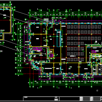大连特殊学校五层框架综合楼建筑图