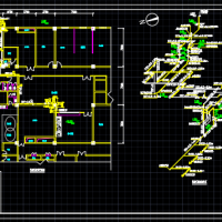 天然气管道平面图和系统图