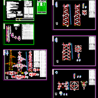 风电平价上网35KV集电线路铁塔设计图(F35C05Z1)