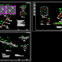锚杆格构护坡CAD大样图
