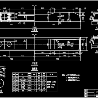 43kg/m钢轨预制轨枕设计CAD图