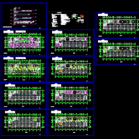 五层宿舍楼中央空调系统设计图