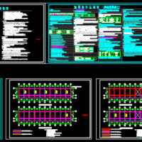 高延性混凝土加固设计CAD图纸