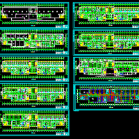 某医院病房楼自动喷淋设计cad图