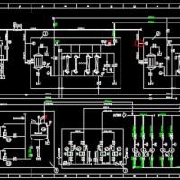 上大压小项目锅炉补给水预处理系统图