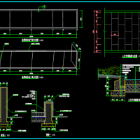 小游园总平规划及地掷球门球场设计图纸