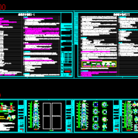十多米高钢结构烟囱塔架结构CAD图