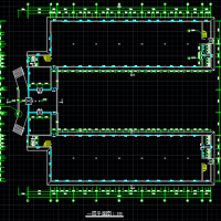 三层框架结构厂房建筑设计图