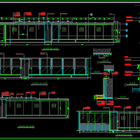 某办公楼会议室及办公楼装修设计图