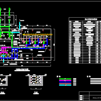 污泥脱水车间CAD平面图