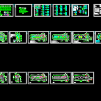 重庆江北相国寺消防站电气设计施工图