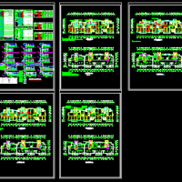 小高层住宅楼电气设计CAD图