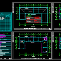 小学两层教学楼电气设计施工图纸