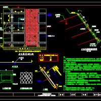 路基压力注浆锚杆框架植草防设计CAD图