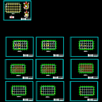 3层框架结构厂房课程设计（2500平带计算书）