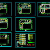 L型六层办公楼弱电综合布线CAD图纸