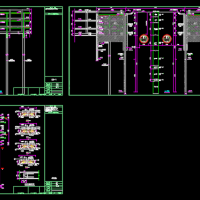 地下连续墙配筋图（地铁遂道两侧基坑支护）