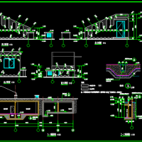 河北南宫某幼儿园水泵房建结水电暖全套CAD图