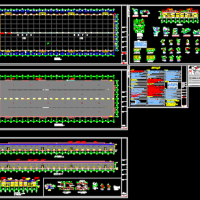 丙类钢结构厂房建筑设计图纸（带透气楼）