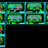 十三层框架-剪力墙结构住宅结构图