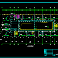 多层办公楼电气照明设计图
