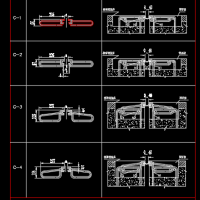 伸缩缝结构制作大样CAD图