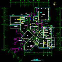 某小区两层幼儿园建筑施工图1294.7