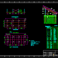 渔光互补螺旋支架CAD图