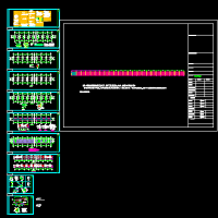 光伏车棚结构设计CAD图