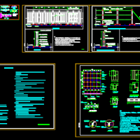 2.75MW分布式光伏发电项目支架结构施工图