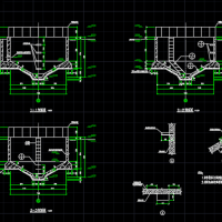 污泥池及矩形无盖水池设计图