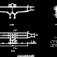 平流式沉砂池平面图及剖面图