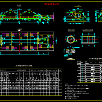 排水涵洞定型设计CAD图