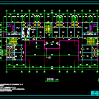 惠州某大学学生公寓楼课程设计图