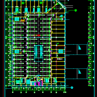 河南某多层商场空调通风系统设计图纸