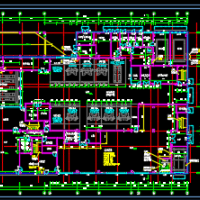 武汉保时捷三层汽车4S店建筑设计施工图