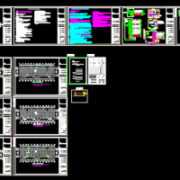 学生宿舍楼内部装修电气图
