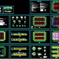 一层钢结构食堂建筑结构施工图