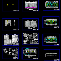 6层6834平米框架住宅楼课程设计（计算书、施组及图纸）