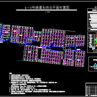 新疆2.5万亩高效节水建设项目CAD图（滴灌）