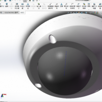 solidworks半球摄像机半球摄像机三维模型