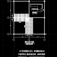 粘贴碳纤维布补足配筋楼板加固示意图