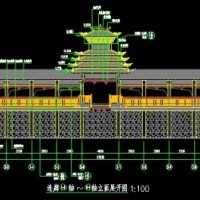 风雨桥建筑图