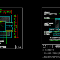 手孔井平面及剖面CAD图
